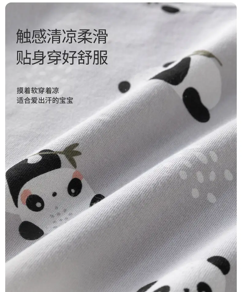 Baby Cotton Cartoon T-shirt White Summer Thin — feature 5