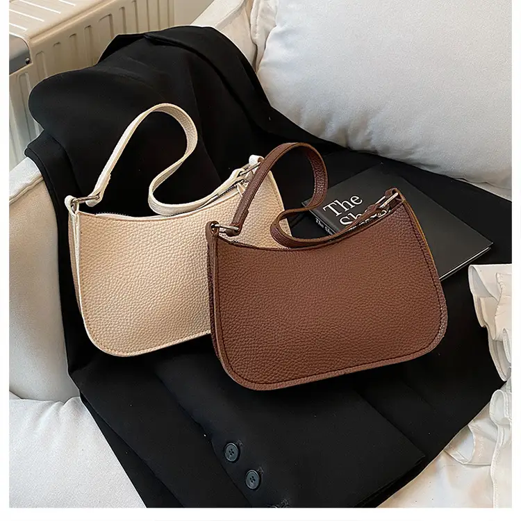 Women's Tan Leather Shoulder Bag Large Capacity 2025 — feature 30