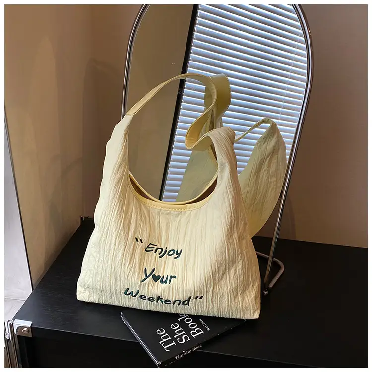 Canvas Shoulder Bag Lazy Style 2025 Large Capacity Women — feature 20