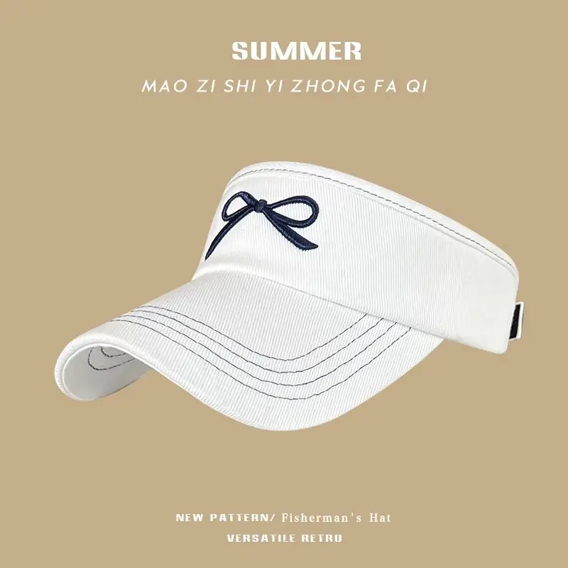 Women's Blue Bow Cap Casual Summer Baseball Hat - Image 7