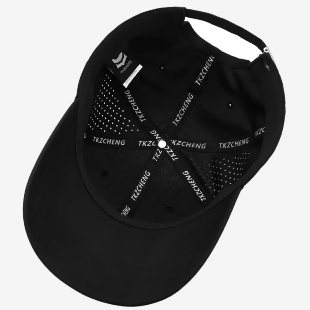 Men's Black Thin Baseball Cap with LED Light Outdoors - Image 10
