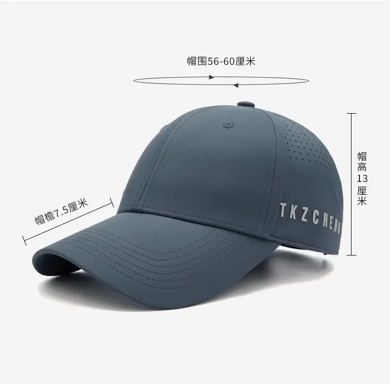 Men's Black Thin Baseball Cap with LED Light Outdoors — feature 4