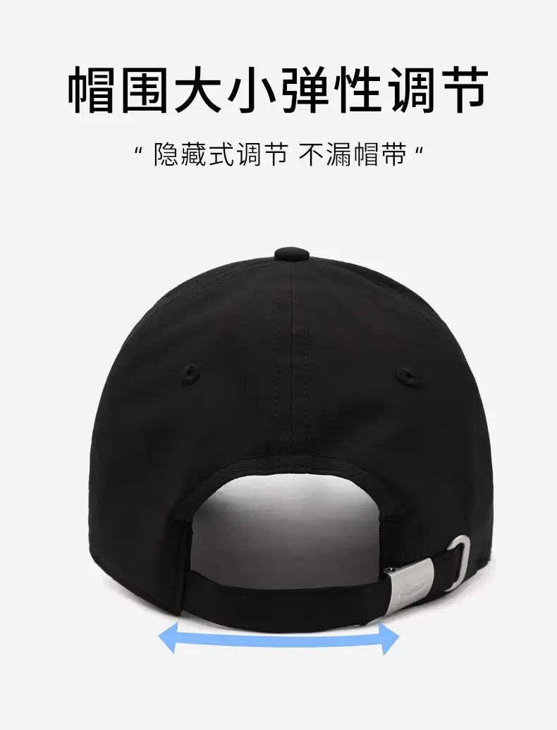 Men's Black Thin Baseball Cap with LED Light Outdoors — feature 9