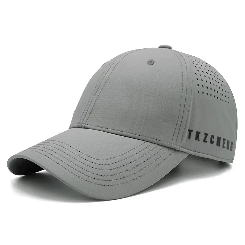 Men's Black Thin Baseball Cap with LED Light Outdoors - Image 2