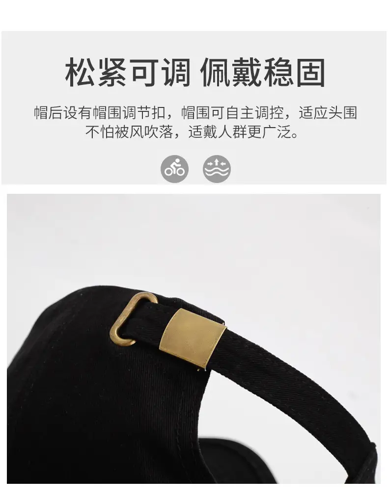 Middle-Aged Men Navy Baseball Cap Sun Hat — feature 4