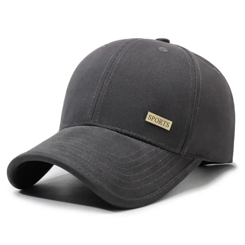 Middle-Aged Men Navy Baseball Cap Sun Hat - Image 2