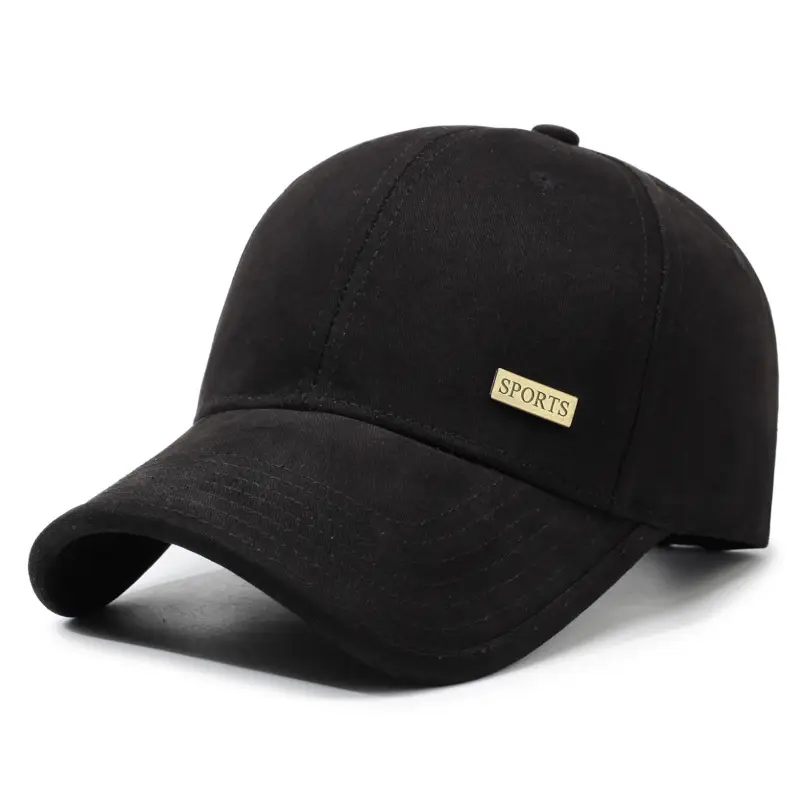 Middle-Aged Men Navy Baseball Cap Sun Hat - Image 3