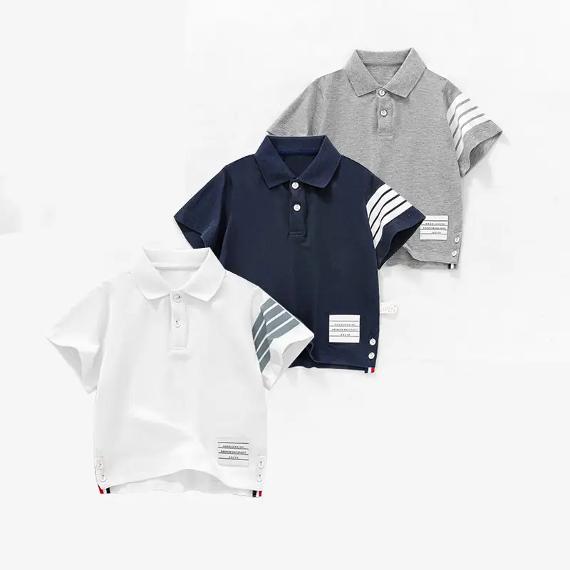 Boys Navy Polo Shirt Short Sleeve 2026 - Image 4