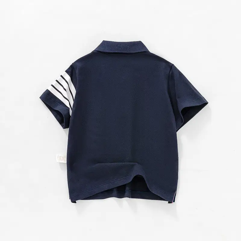 Boys Navy Polo Shirt Short Sleeve 2026 - Image 5