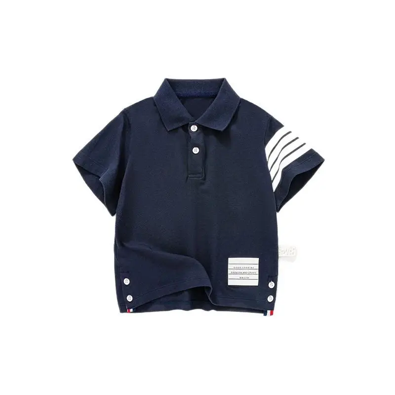 Boys Navy Polo Shirt Short Sleeve 2026 - Image 6