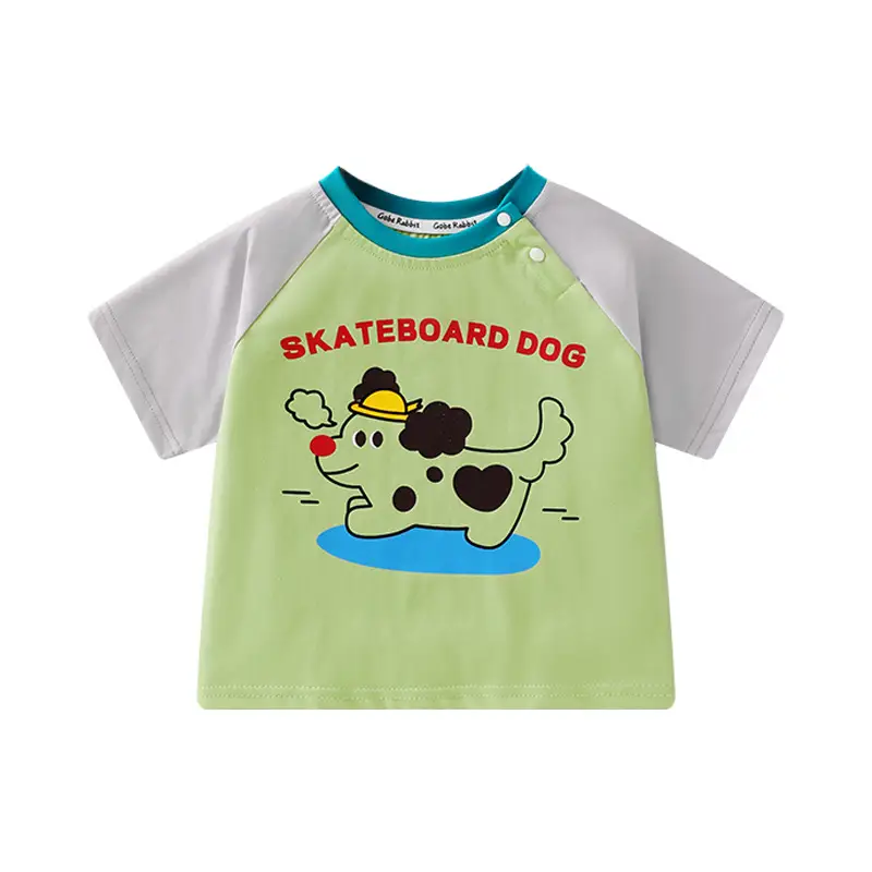 Summer Short Sleeve Baby T-Shirt Cartoon Animals 2025 - Image 8
