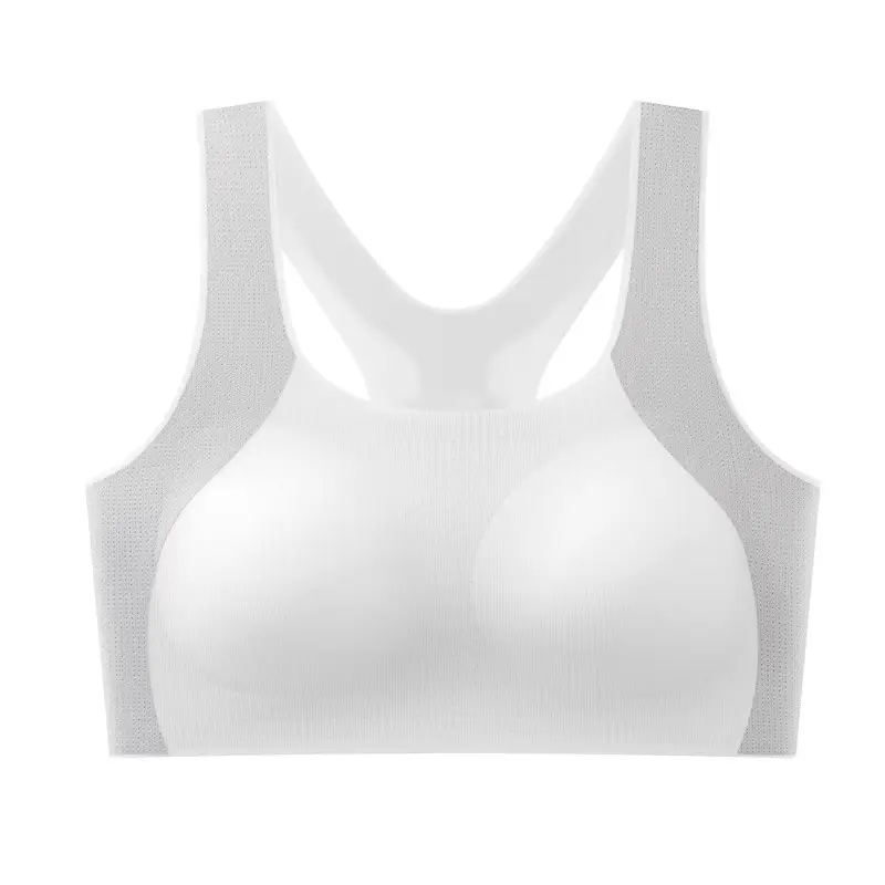 Girls' Underwear for the Adolescent Development Period, 15-Year-Old Sports Shock-Proof Vest-Style Bra for Junior High School Students -1 Developmental Period Underwear