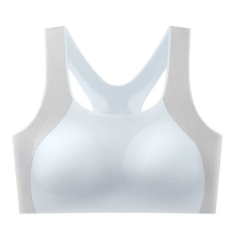 Girls' Underwear for the Adolescent Development Period, 15-Year-Old Sports Shock-Proof Vest-Style Bra for Junior High School Students -1 Developmental Period Underwear