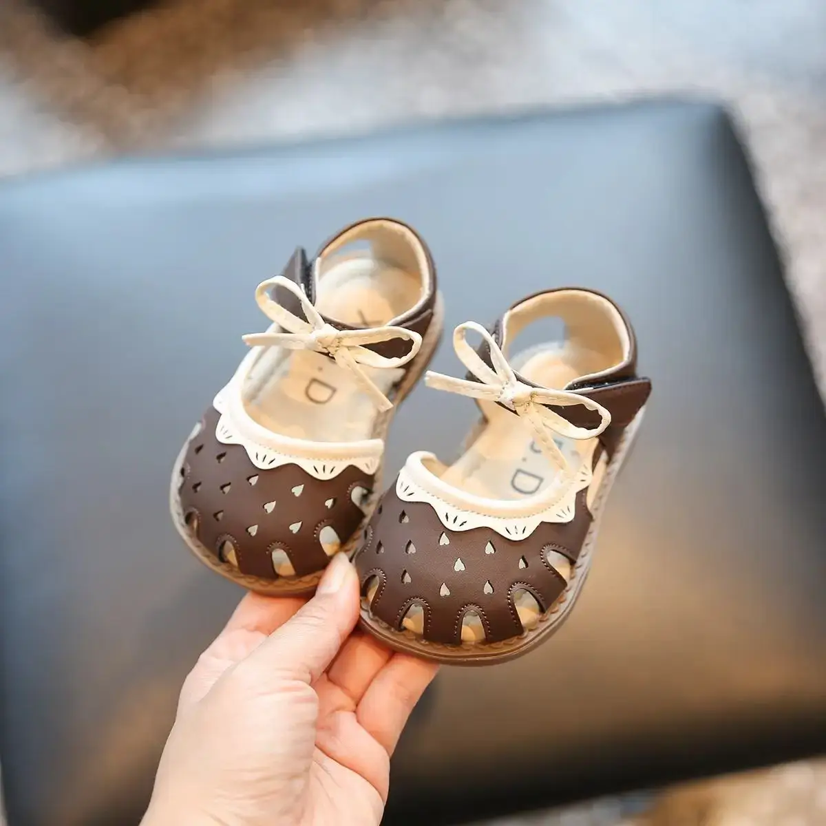 Girls Toe Sandals 2025 Summer Soft Sole Princess Shoes — feature 4
