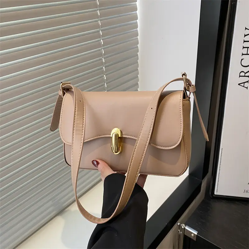 White Textured Shoulder Bag for Women 2025 - Image 3