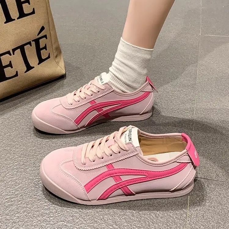 Retro German Training Shoes for Women 2026 New Spring and Summer Breathable Soft-Soled Casual Sports Shoes Popular Lightweight Forrest Gump White Shoes