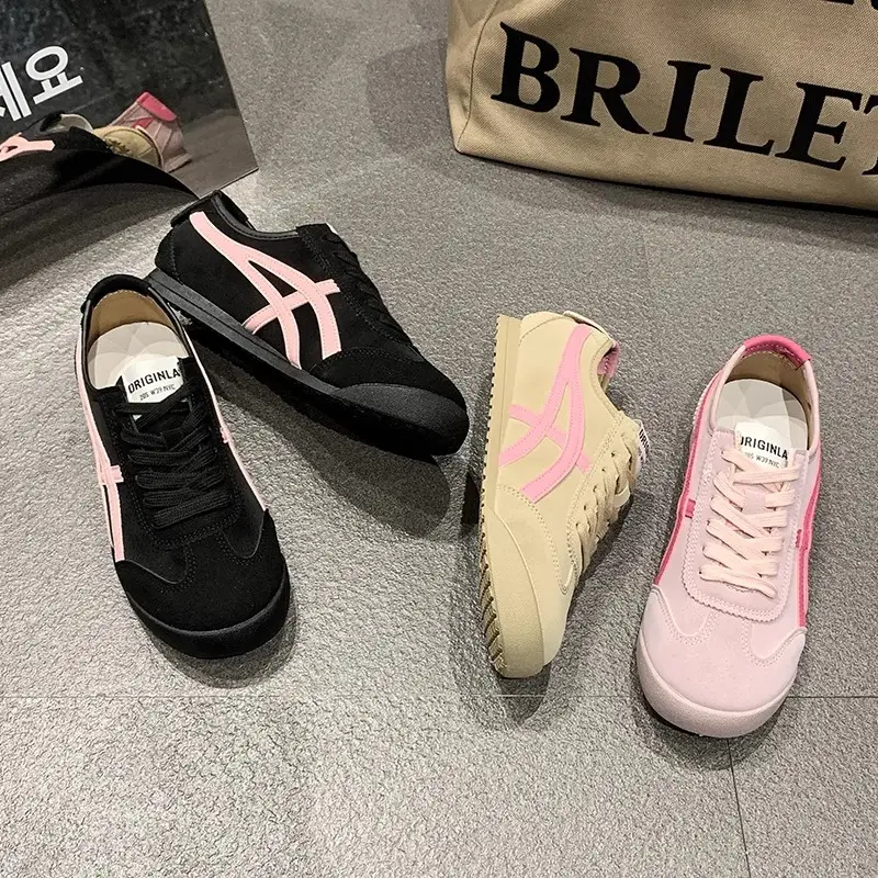 Retro German Training Shoes for Women 2026 New Spring and Summer Breathable Soft-Soled Casual Sports Shoes Popular Lightweight Forrest Gump White Shoes