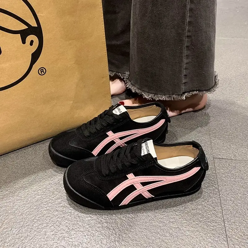 Retro German Training Shoes for Women 2026 New Spring and Summer Breathable Soft-Soled Casual Sports Shoes Popular Lightweight Forrest Gump White Shoes