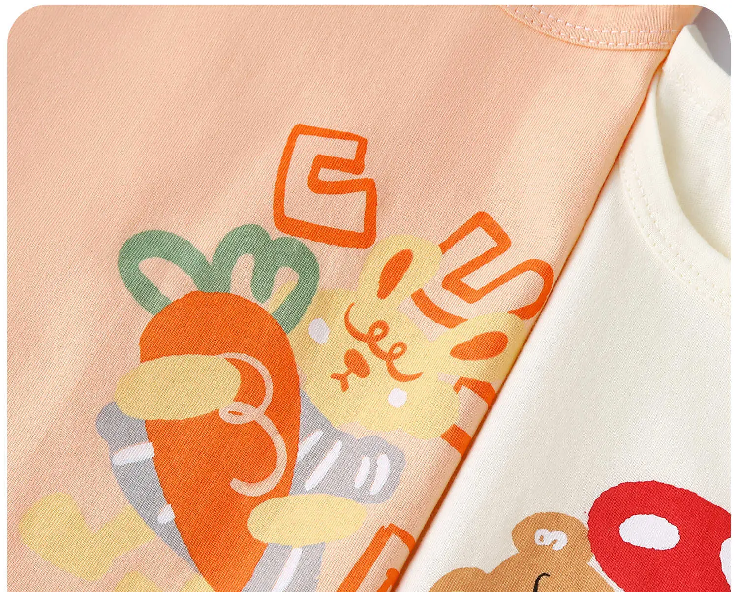 Jingqi Baby White Hello Bear T-Shirt for Kids — feature 10