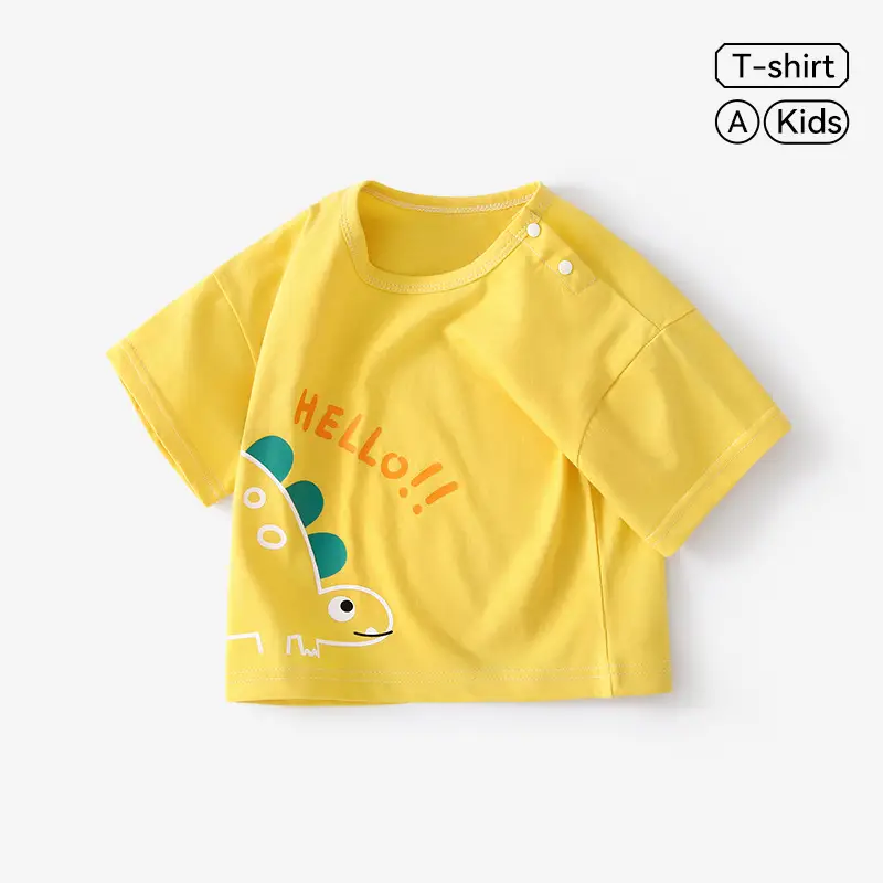 Jingqi Baby White Hello Bear T-Shirt for Kids - Image 8