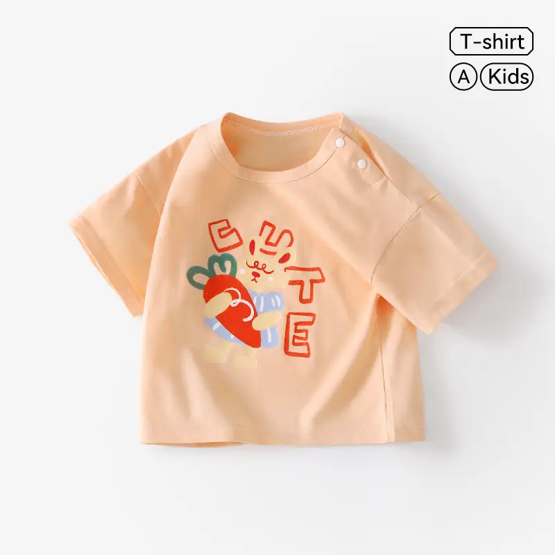 Jingqi Baby White Hello Bear T-Shirt for Kids - Image 2