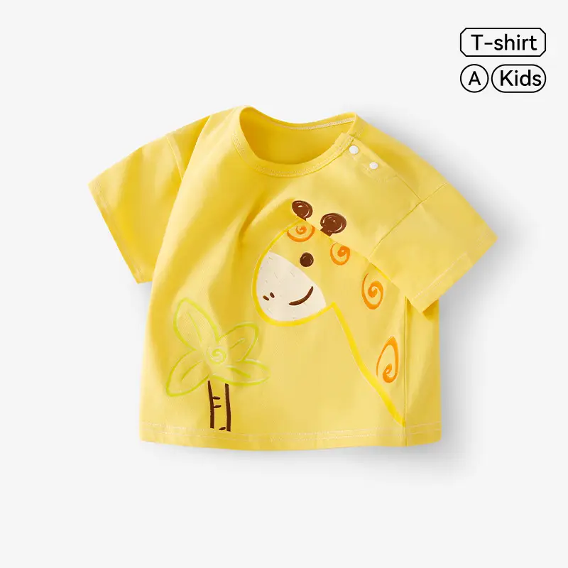 Jingqi Baby White Hello Bear T-Shirt for Kids - Image 7