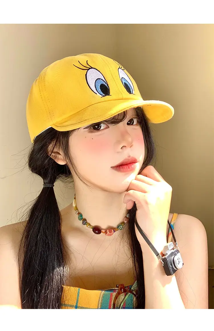Kids Cartoon Duck Cap Yellow Baseball Trendy — feature 5