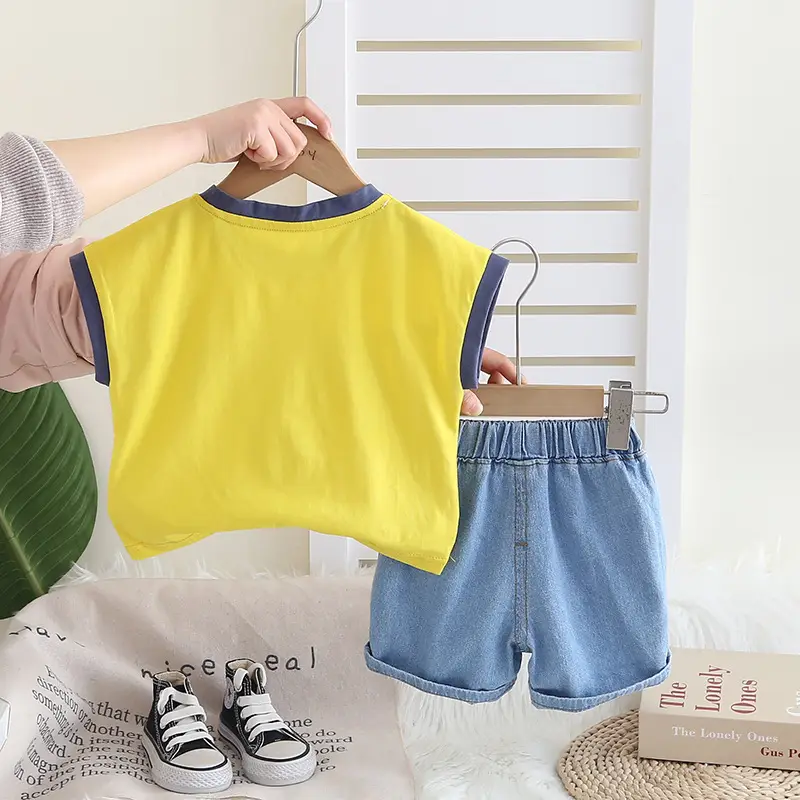 Boys Cartoon T-Shirt Shorts Set 1-5Yr Summer 2025 - Image 5