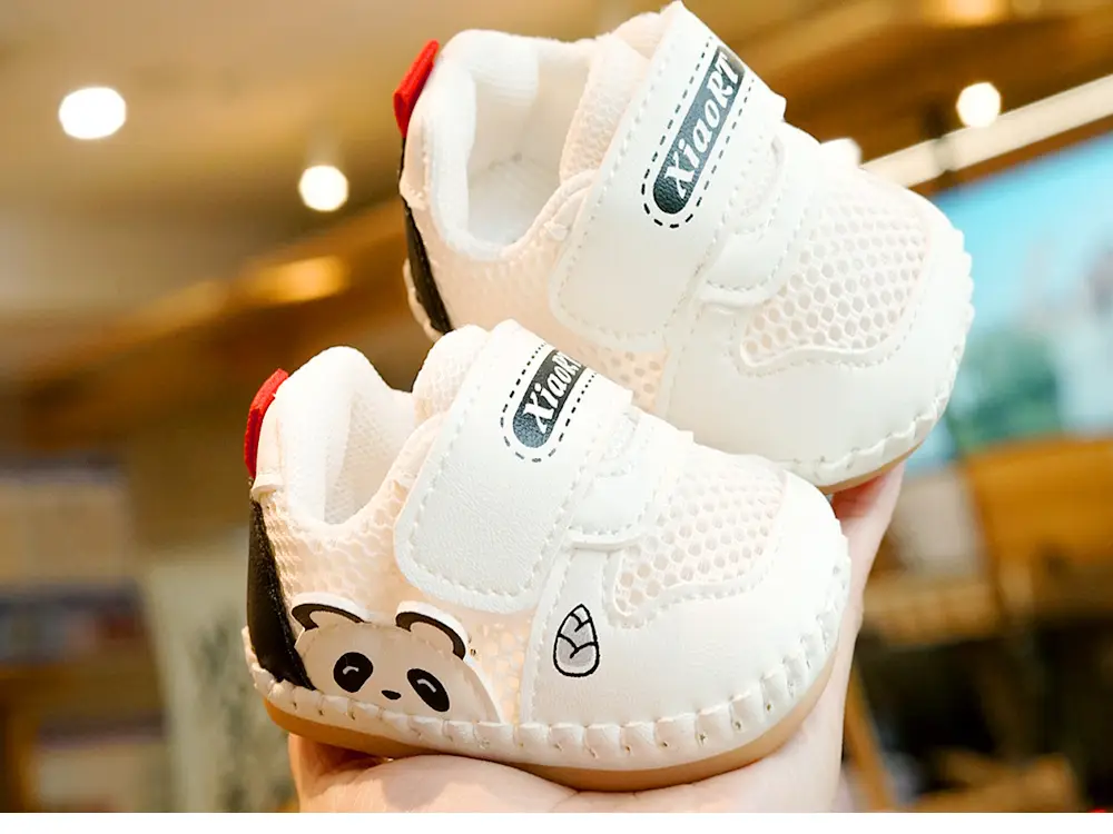 Baby Shoes White Soft Sole Non-Slip Summer Sandals Single Mesh Breathable Beginner Shoes for 0-1 Years — feature 4