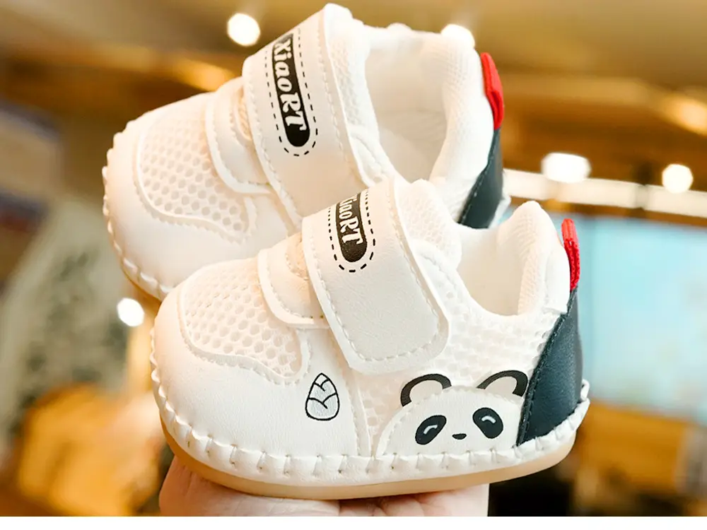 Baby Shoes White Soft Sole Non-Slip Summer Sandals Single Mesh Breathable Beginner Shoes for 0-1 Years — feature 5