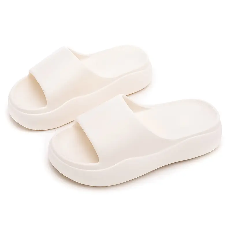 Qida Shun High-Heeled Slippers for Women to Wear Outside in Summer, Thick-Soled Sandals to Increase Height, New Style for Seaside and Beach Travel - Image 9