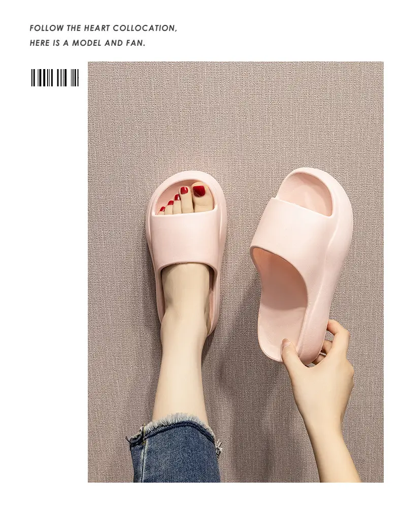 Qida Shun High-Heeled Slippers for Women to Wear Outside in Summer, Thick-Soled Sandals to Increase Height, New Style for Seaside and Beach Travel — feature 13