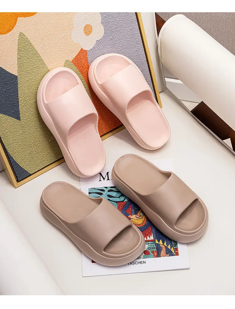 Qida Shun High-Heeled Slippers for Women to Wear Outside in Summer, Thick-Soled Sandals to Increase Height, New Style for Seaside and Beach Travel — feature 15