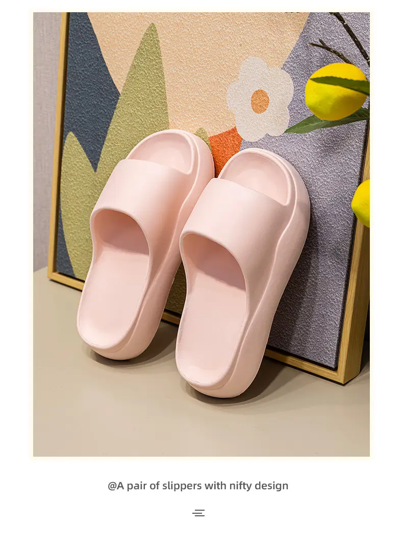 Qida Shun High-Heeled Slippers for Women to Wear Outside in Summer, Thick-Soled Sandals to Increase Height, New Style for Seaside and Beach Travel — feature 17