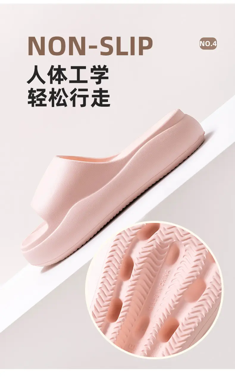 Qida Shun High-Heeled Slippers for Women to Wear Outside in Summer, Thick-Soled Sandals to Increase Height, New Style for Seaside and Beach Travel — feature 7