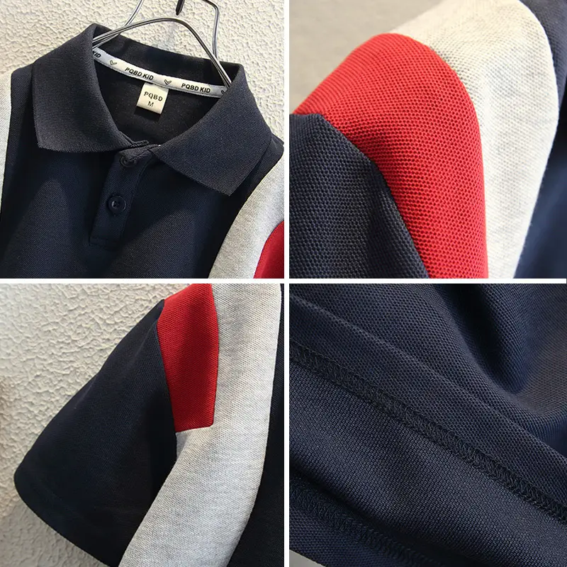Children's Navy Polo Shirt Short Sleeve 2025 - Image 5