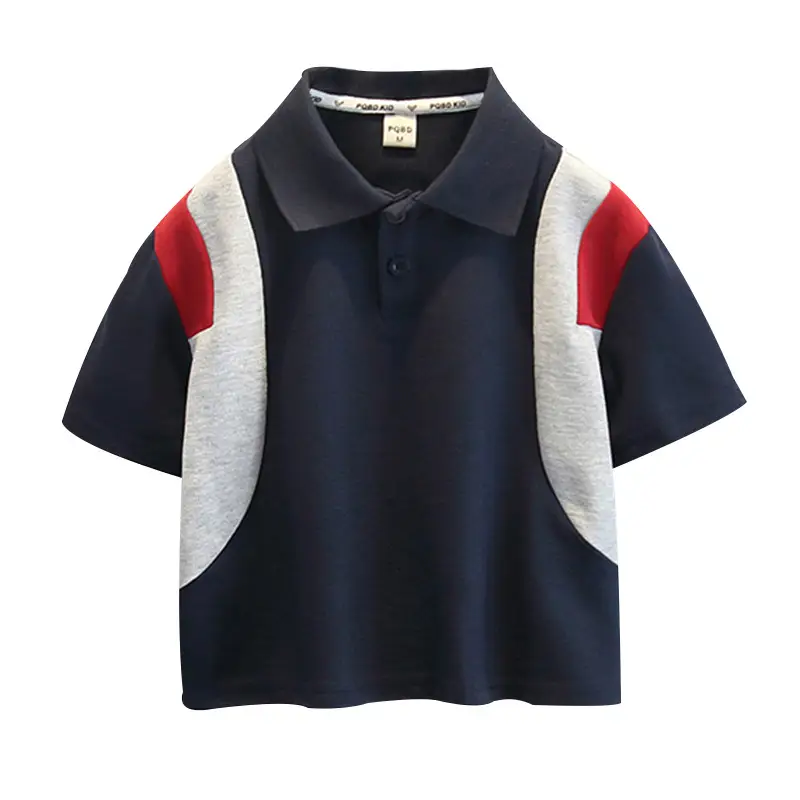 Children's Navy Polo Shirt Short Sleeve 2025 - Image 6