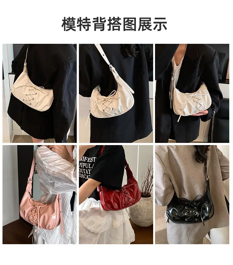 Elegant Lace-Up Bow Shoulder Bag for Women — feature 10