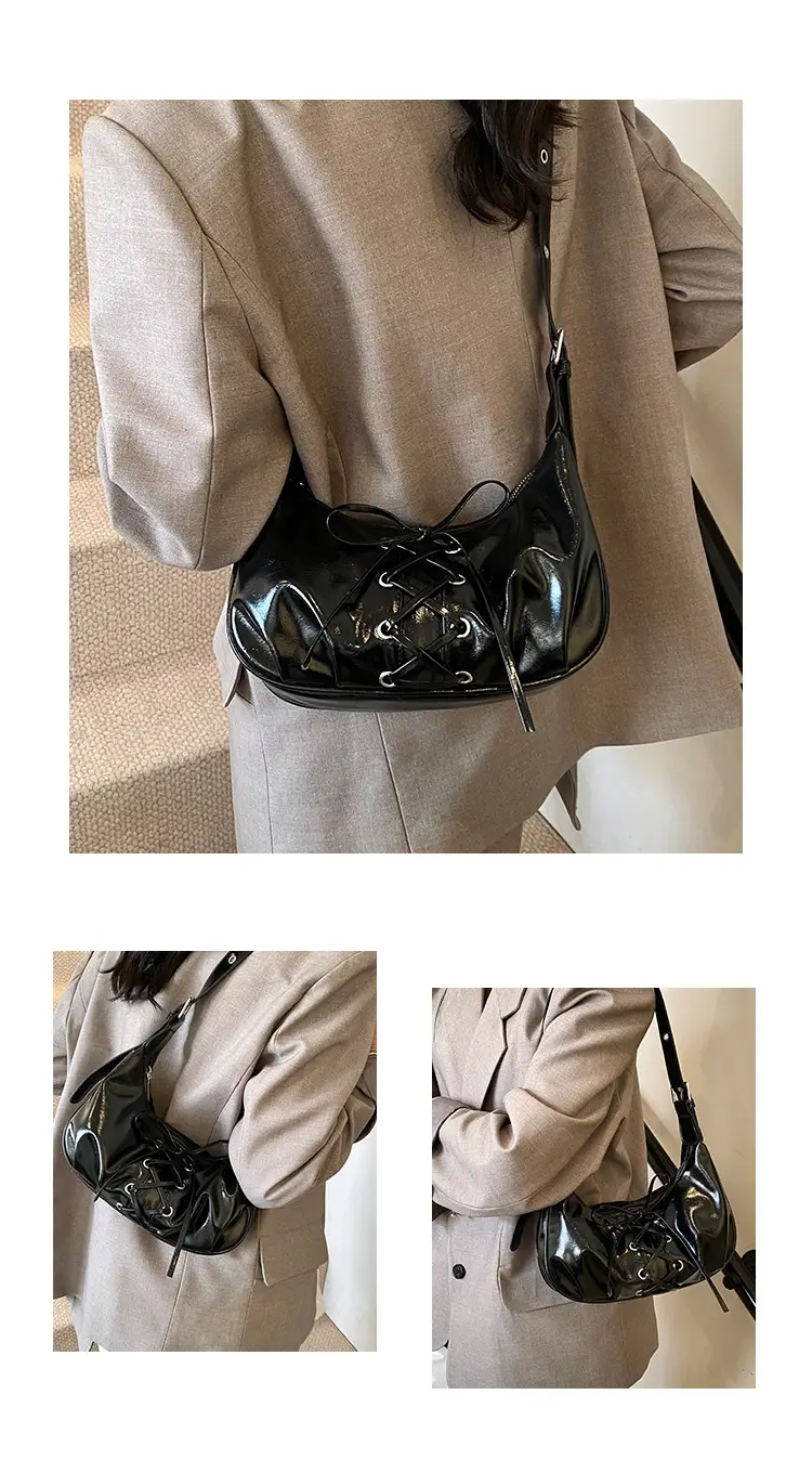 Elegant Lace-Up Bow Shoulder Bag for Women — feature 13