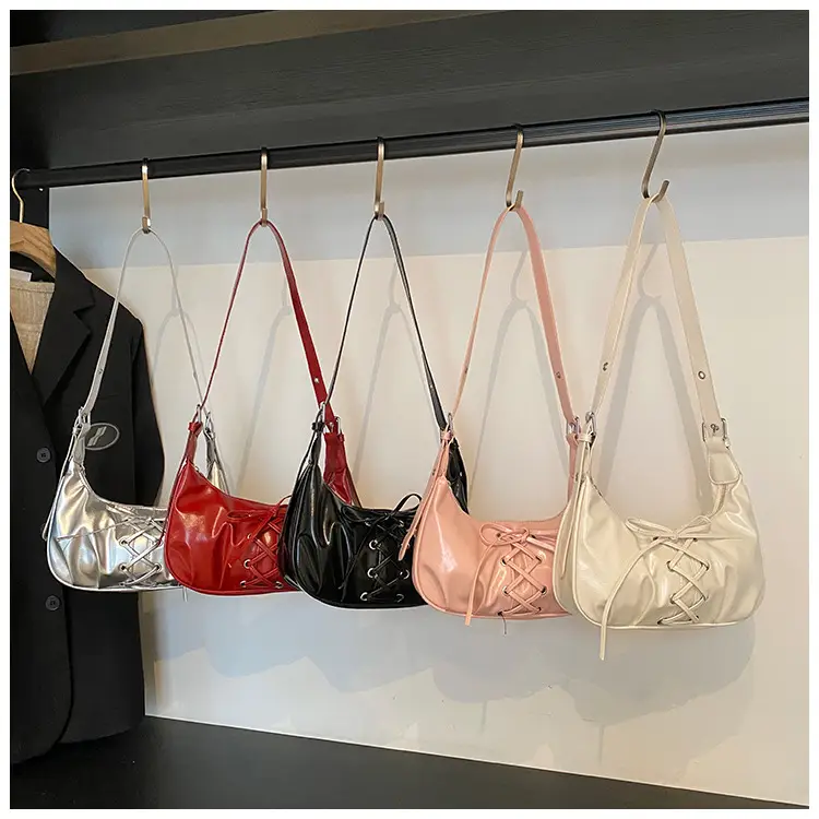 Elegant Lace-Up Bow Shoulder Bag for Women — feature 16