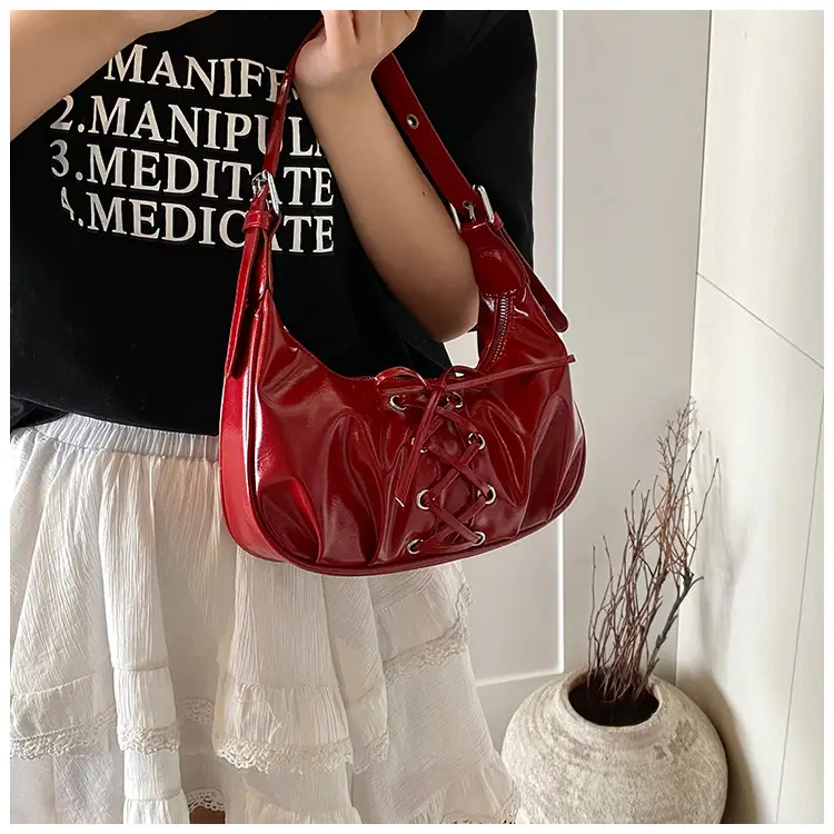 Elegant Lace-Up Bow Shoulder Bag for Women — feature 23