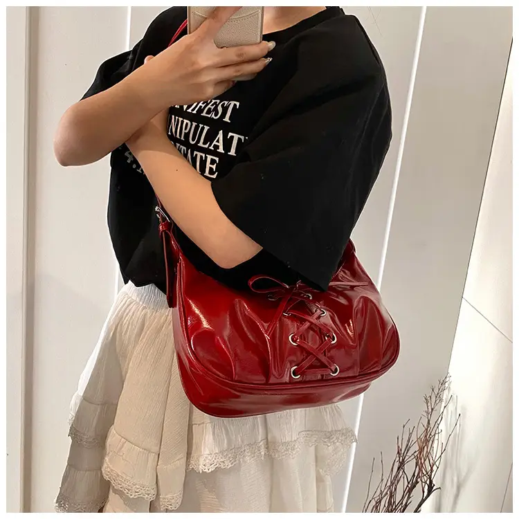 Elegant Lace-Up Bow Shoulder Bag for Women — feature 25