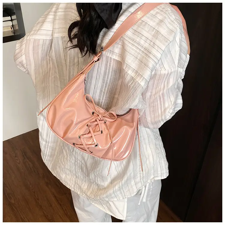 Elegant Lace-Up Bow Shoulder Bag for Women — feature 28