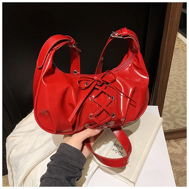 Elegant Lace-Up Bow Shoulder Bag for Women — feature 34