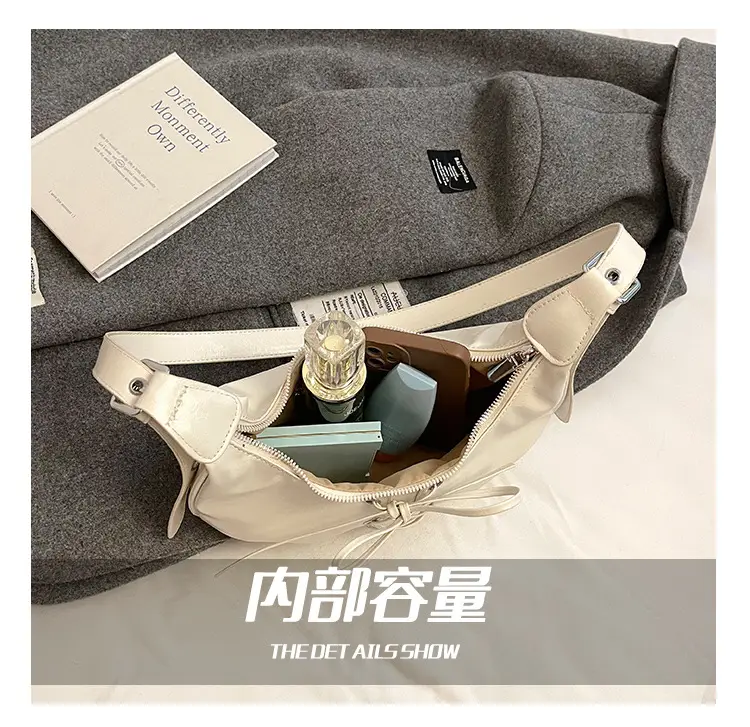 Elegant Lace-Up Bow Shoulder Bag for Women — feature 5