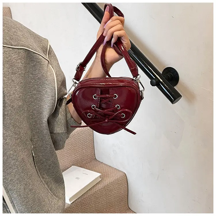 Korean Ins Heart Small Bag for Women Yellow — feature 10