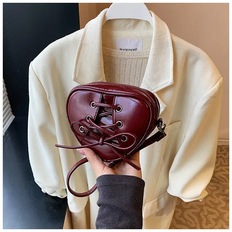 Korean Ins Heart Small Bag for Women Yellow — feature 31