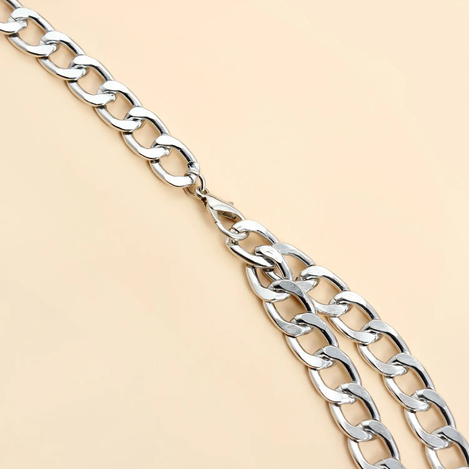 Multi Layer Metal Claw Chain Waist Belt Hip Hop Jewelry — feature 11