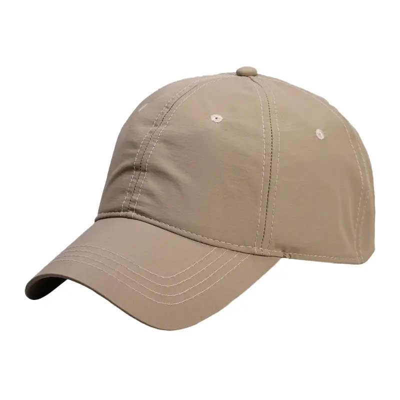 Japanese-style Unprinted Baseball Cap Navy Blue - Image 9