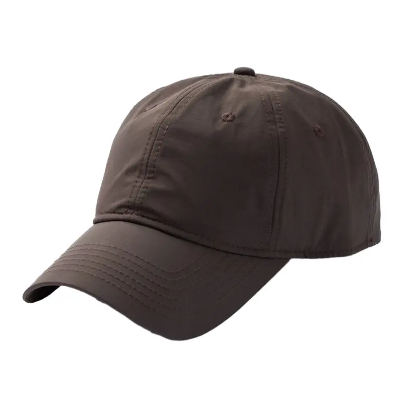 Japanese-style Unprinted Baseball Cap Navy Blue - Image 3